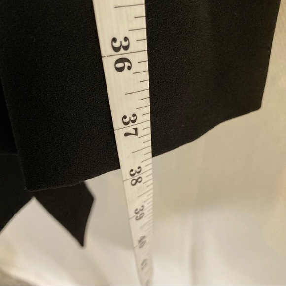 J. CREW Wrap Dress in 365 Crepe Black Tie At Waist Size 6 - Picture 12 of 16